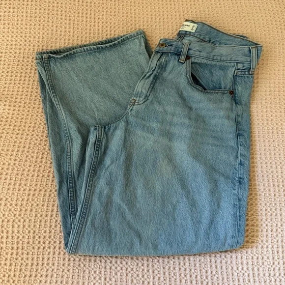 Abercrombie & Fitch The Ultra Loose Low Rise Jeans Size 29/8 - Picture 4 of 10